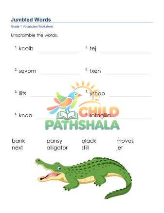 Preview of Jumbled Words 5