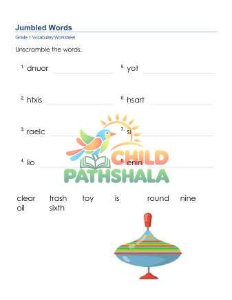 Preview of Jumbled Words 6